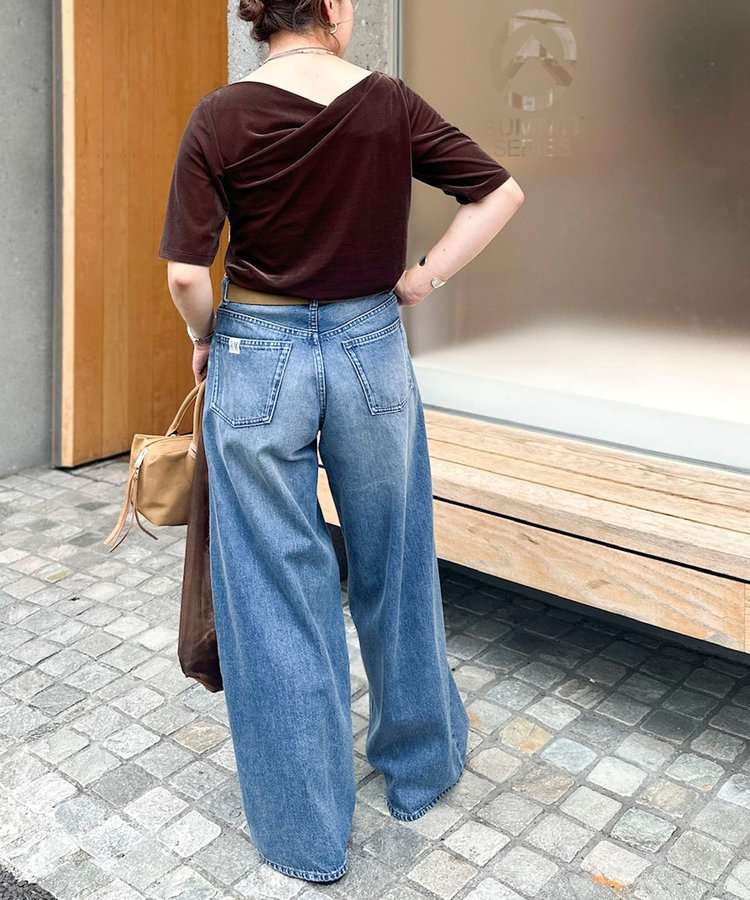 《接触冷感》ウォッシャブルシアーベロア2WAYプルオーバー