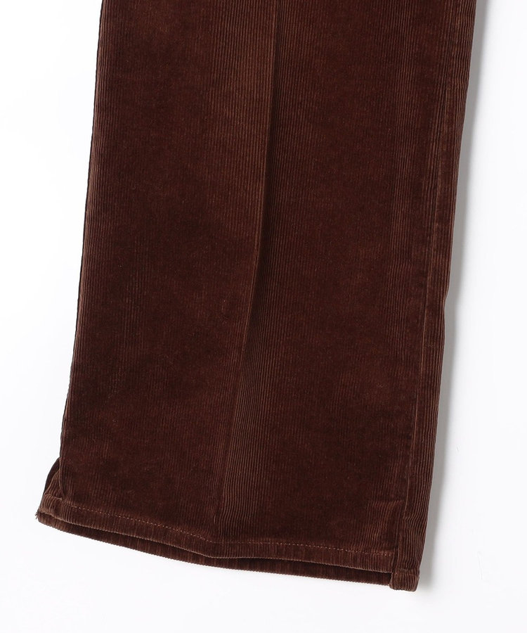 《5サイズ展開》【RM denim】ウォッシャブルセンタープレス裾デザインコーデュロイパンツ