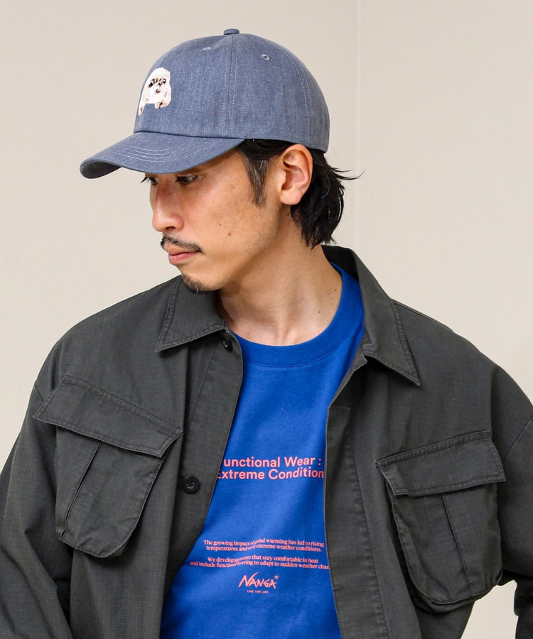 【カラー追加して再登場】WASHED DOG embroidery CAP