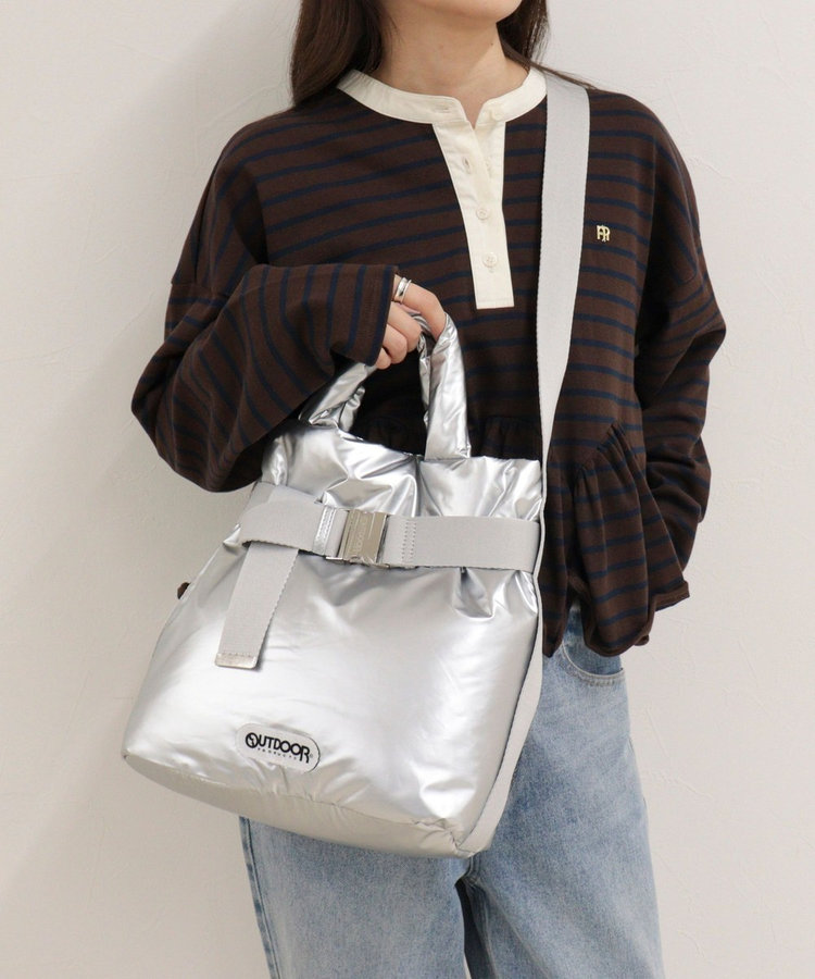 ［FREDY＆GLOSTER限定 TIME SALE！］【OUTDOOR PRODUCTS】ナイロン2wayベルトトートバッグS