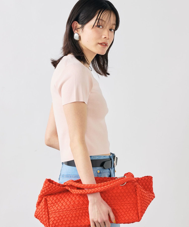 《手洗い可能/アンサンブル対応》マルチファンクション総針半袖プルオーバー