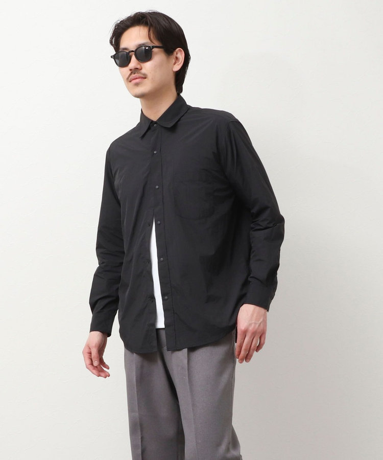 ナイロンリップ レギュラーカラーシャツ