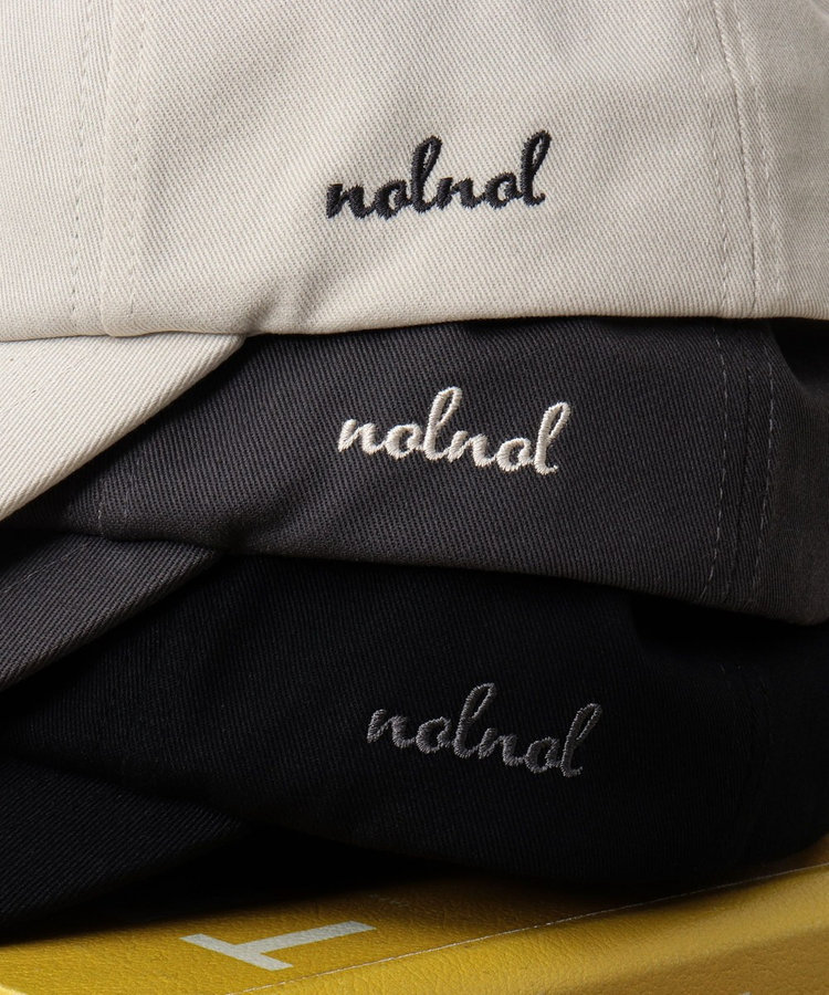 【nolnol/ノルノル】コットンツイルキャップ