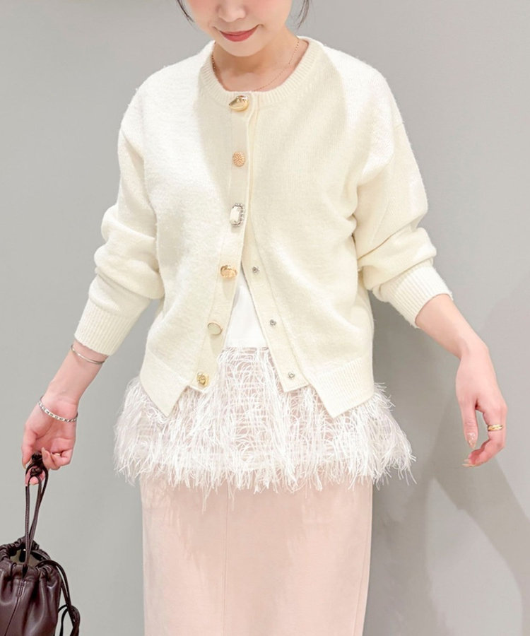 【TORRAZZO DONNA】【林(mayumi_nol)別注】別注ビジューカーディガン