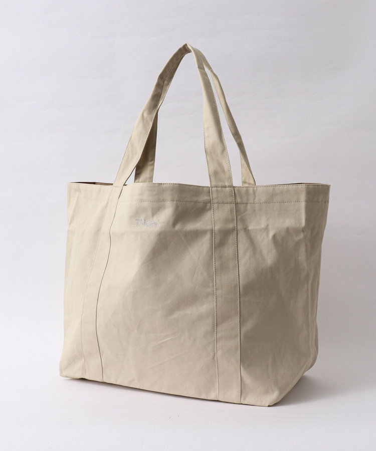 【TAION / タイオン】NON DOWN R/S CANVAS TOTE BAG L TAION-RCVTTBG01-L