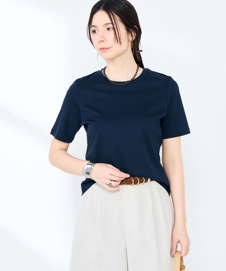 《手洗い可能》W&Wベイシック丈Tシャツ
