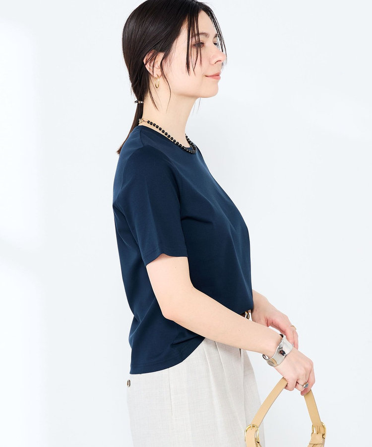 《手洗い可能》W&Wベイシック丈Tシャツ