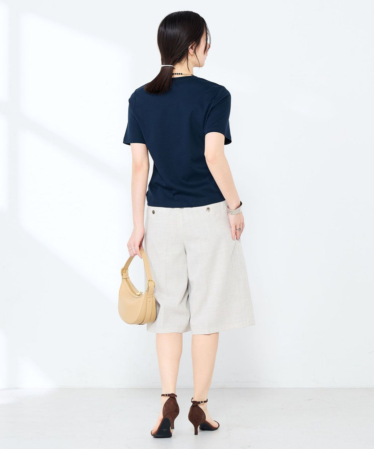 《手洗い可能》W&Wベイシック丈Tシャツ