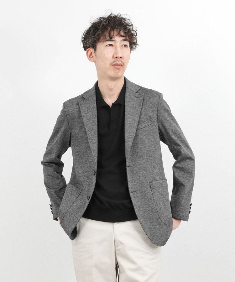 ［WEB限定 TIME SALE！］強撚シルクコットン 成型スキッパーニットポロ 26SS / ウォッシャブル