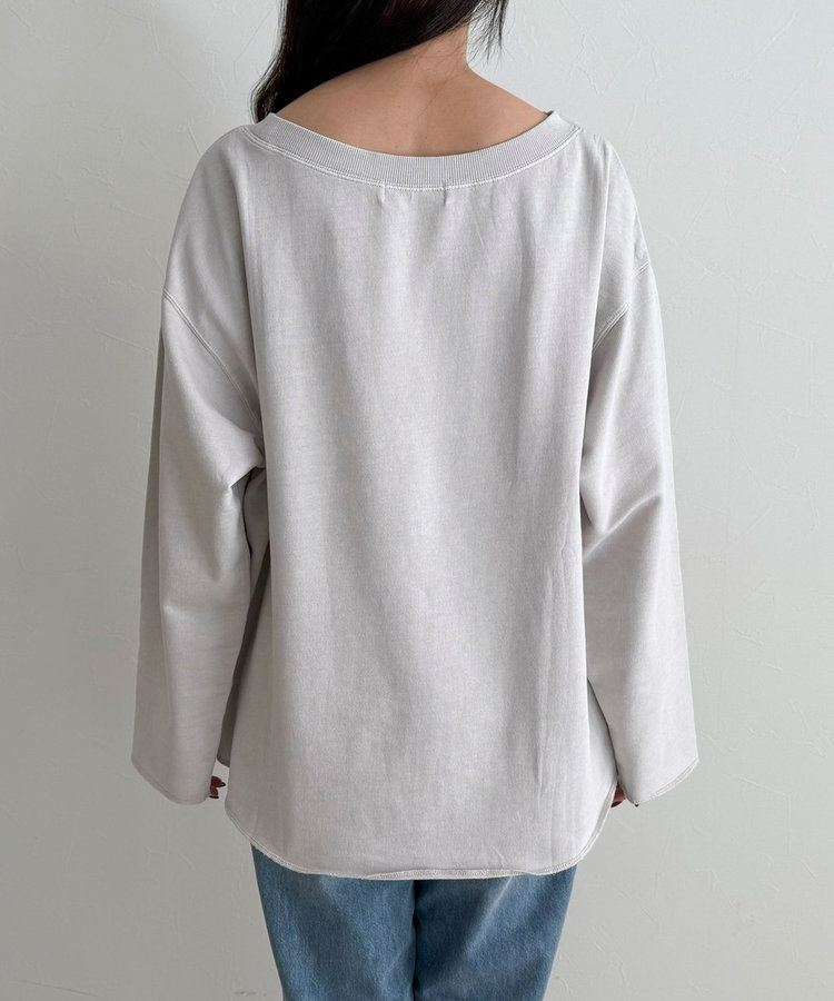［WEB限定 SPECIAL SALE！］ヴィンテージ加工裏毛オフショルプルオーバー