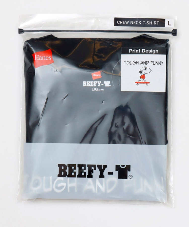 PEANUTS×BEEFY-T クルーネックTシャツ