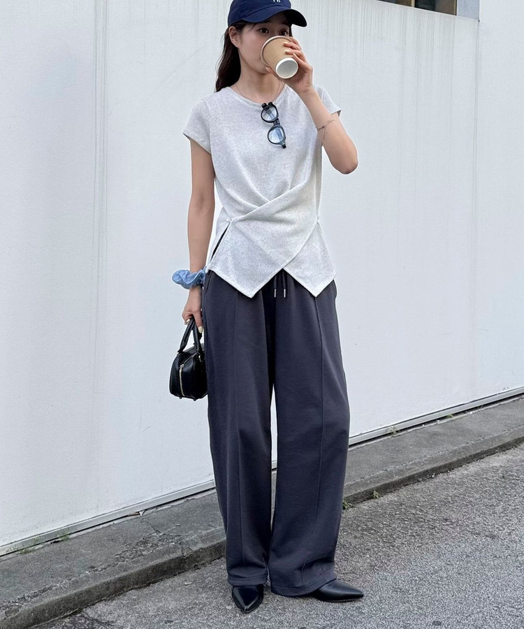 ニットソーカシュクールプルオーバー