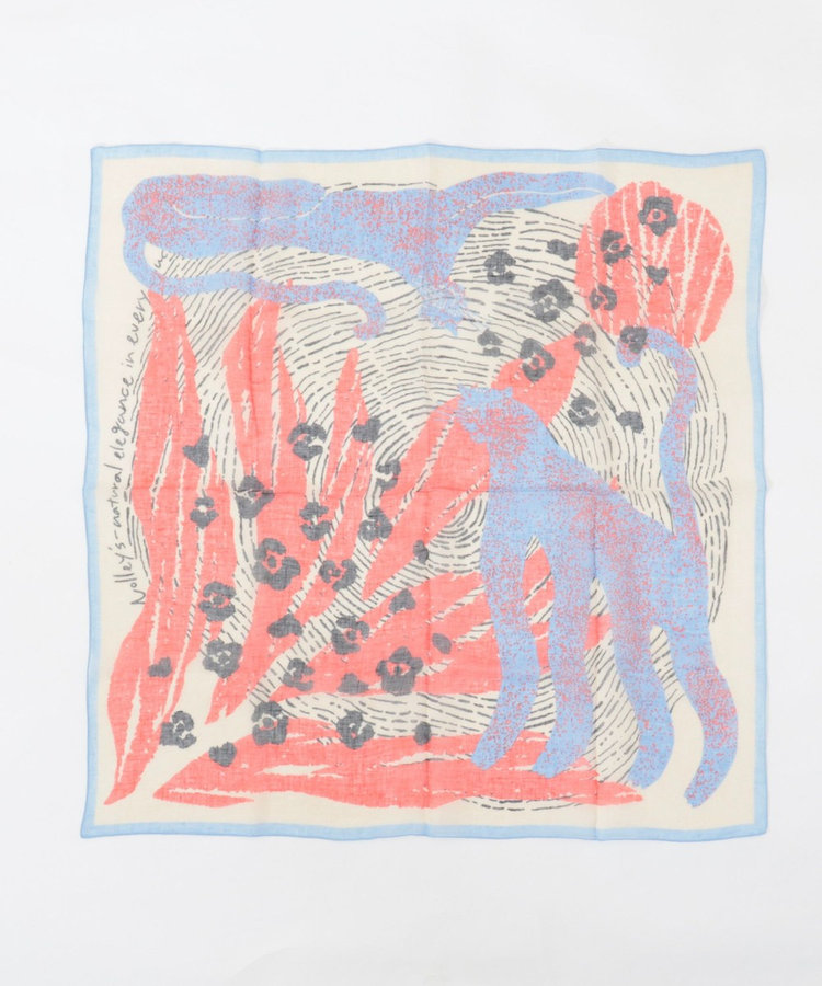 リネンガーゼプリントストール