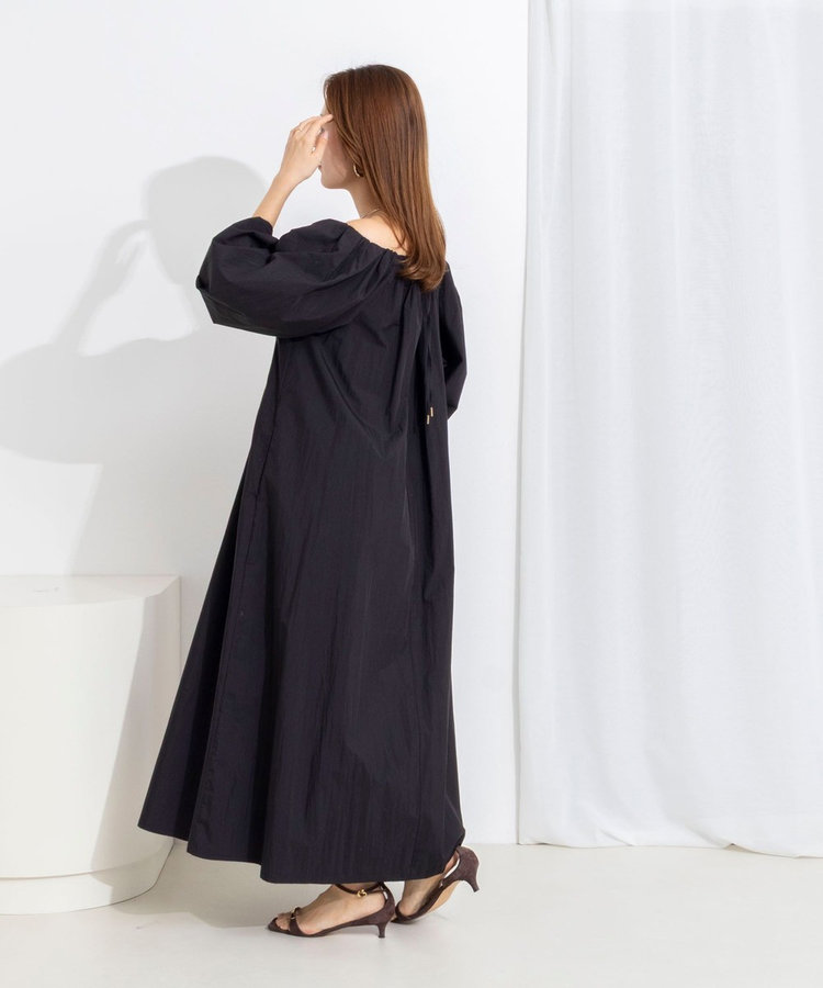 【WEB限定】ウォッシャブルボリュームスリーブワンピース
