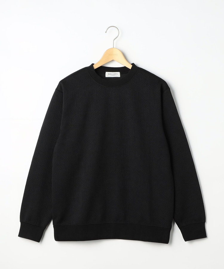 ジオメトリック地柄スウェット（5-0806-5-53-003）｜NOLLEY'S LIGHT