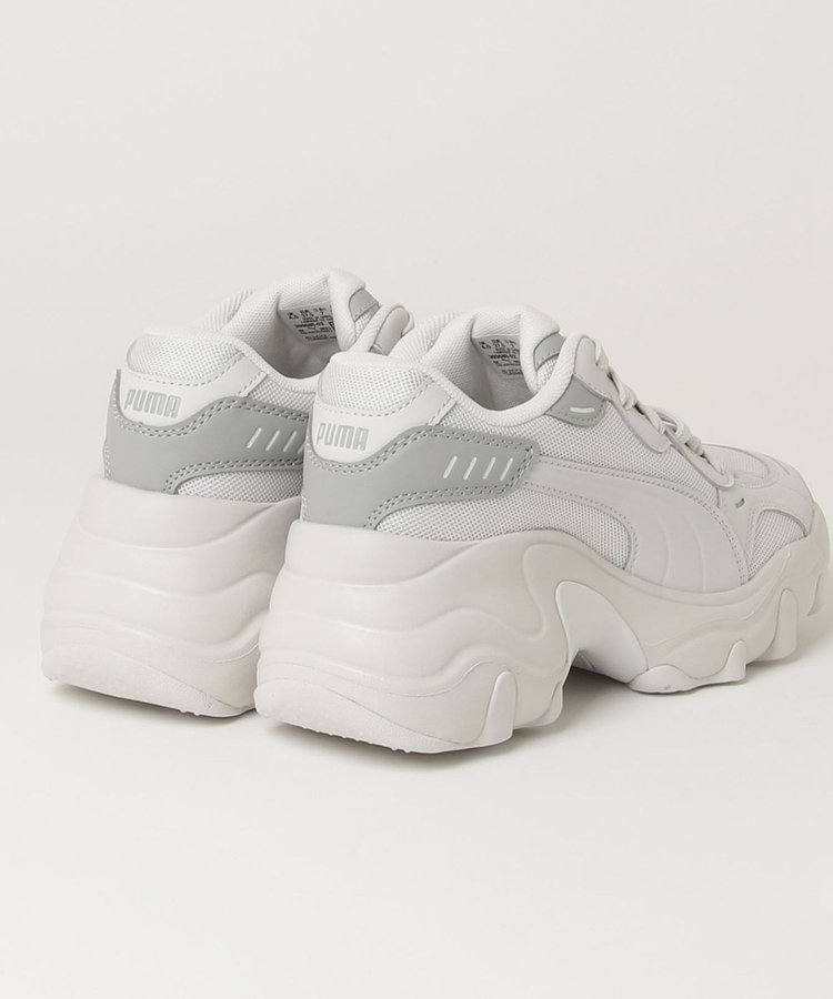 美品　PUMA プーマ パルサーウェッジ 25cm 厚底 PUMA/プーマ】パルサーウェッジ ウィメンズMESH（4-0575-5-37