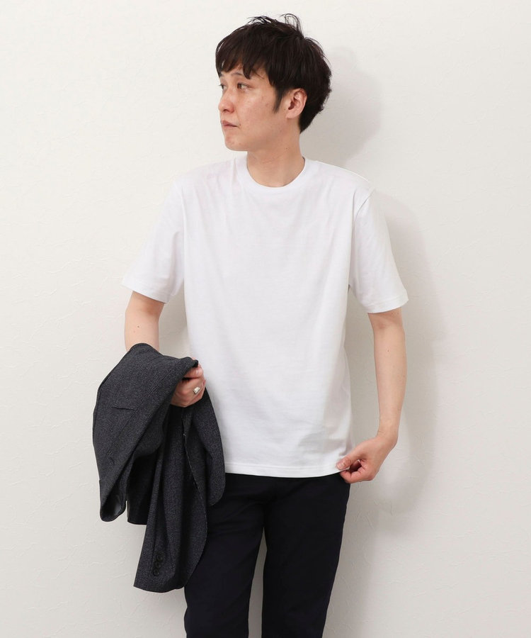《ビジカジ対応》シルケット天竺JACKET-Tシャツ