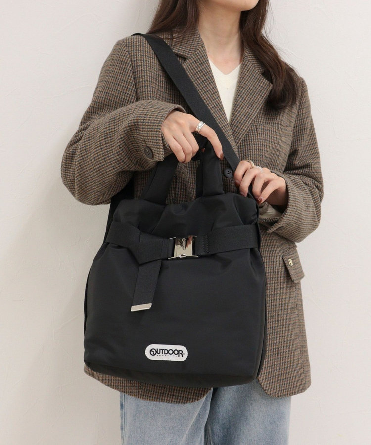 ［FREDY＆GLOSTER限定 TIME SALE！］【OUTDOOR PRODUCTS】ナイロン2wayベルトトートバッグS