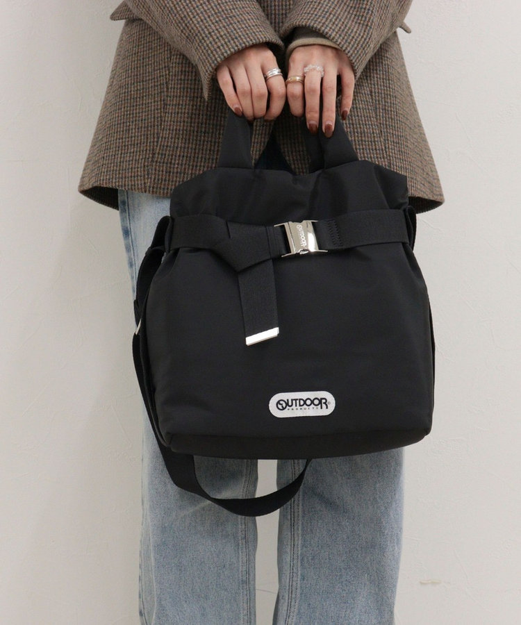 ［FREDY＆GLOSTER限定 TIME SALE！］【OUTDOOR PRODUCTS】ナイロン2wayベルトトートバッグS