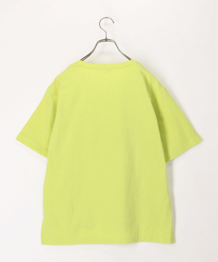 ドライタッチ天竺ヘンリーネックパール釦Tee