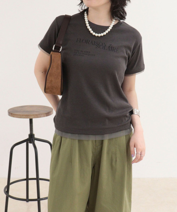 シアーレイヤードＴシャツ