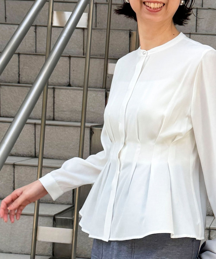 TRピケタックブラウス