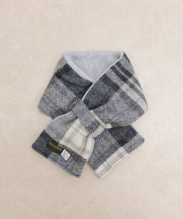 【TWEEDMILL/ツイードミル】別注カラーウール×フリースリバーマフラー