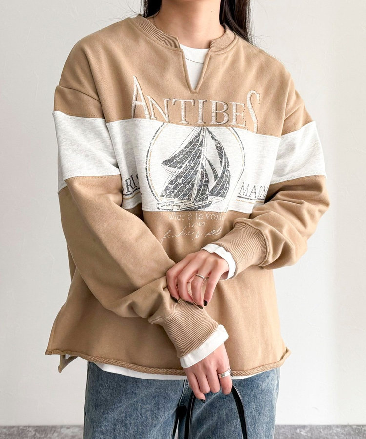WEB限定 GW SPECIAL PRICE】リメイク風スウェットプルオーバー