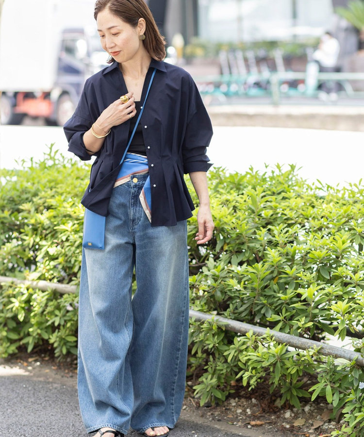 【WEB＆一部店舗限定カラー】ストレッチタフタスキッパータックシャツ