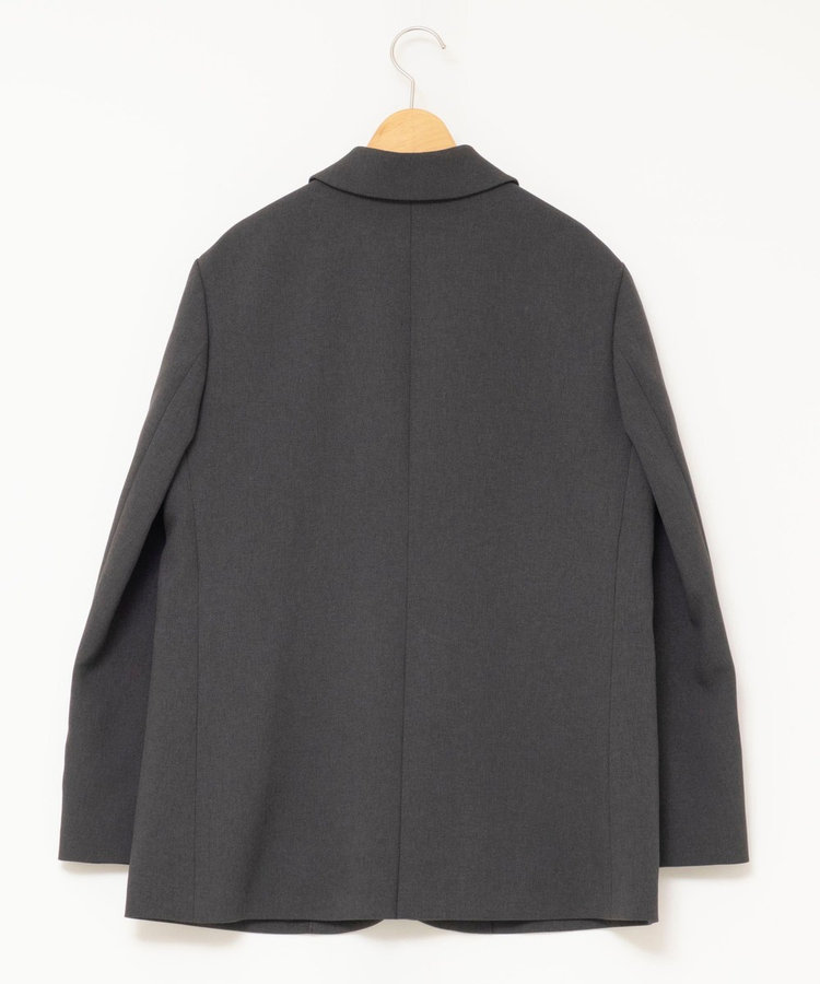 【PR阿部☆別注】《抗ピリング/ストレッチ》ウォッシャブルダブルクロスオーバージャケット