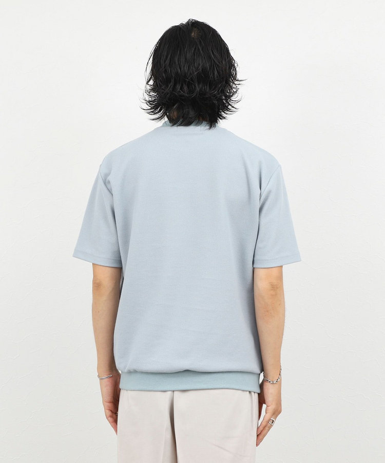 ［WEB限定 SPECIAL SALE！］《ビジカジ対応》ニット風カノコTシャツ 26SS
