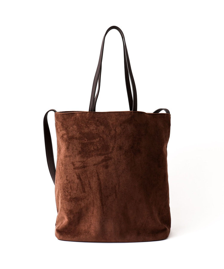【Un coeur/アンクール】K906021 SUEDE DRAPE 2WAY TOTE