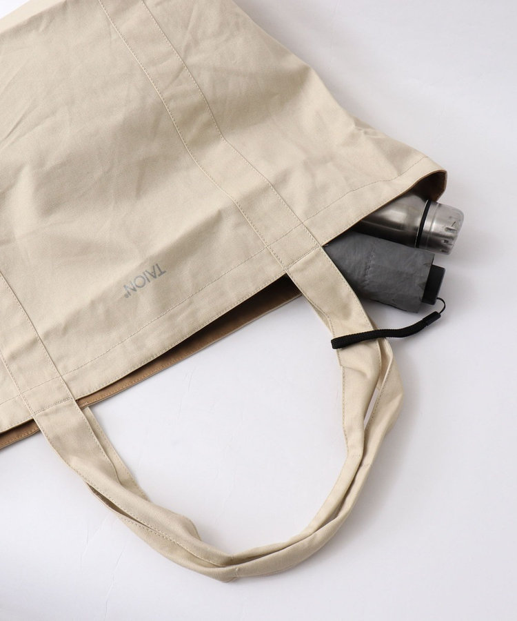 【TAION / タイオン】NON DOWN R/S CANVAS TOTE BAG L TAION-RCVTTBG01-L