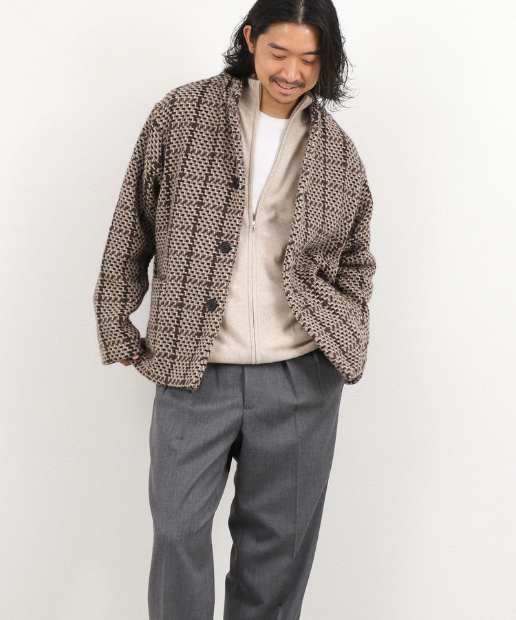 【John Branigan/ジョン・ブラニガン】別注ショートニットブルゾン 26AW