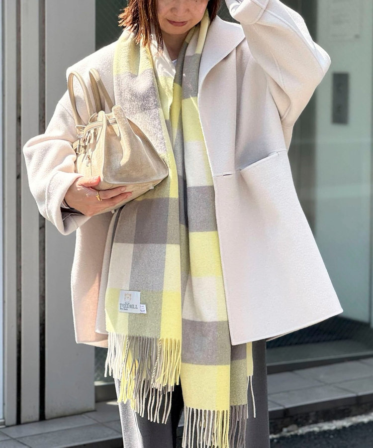 TWEEDMILL/ツィードミル】ラムズウールストール（5-0445-6-14-101