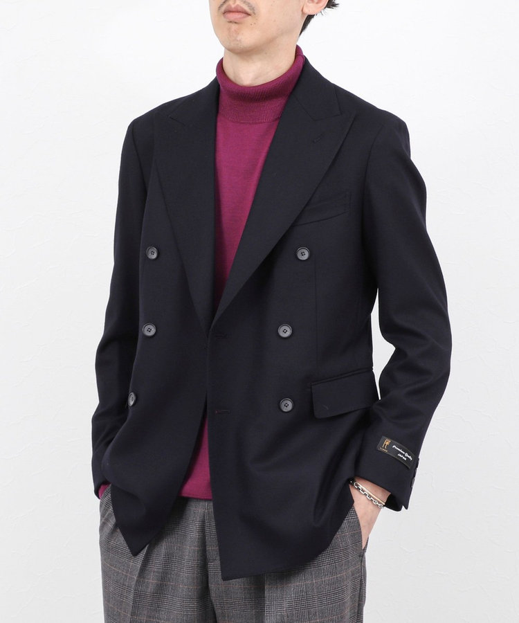 《ビジカジ対応》尾州 WOOL W JACKET 25AW