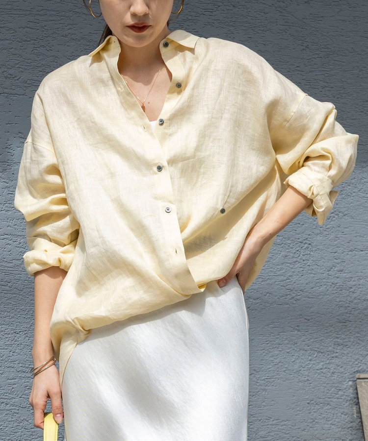 MY STANDARD マルチWAYリネンシャツ