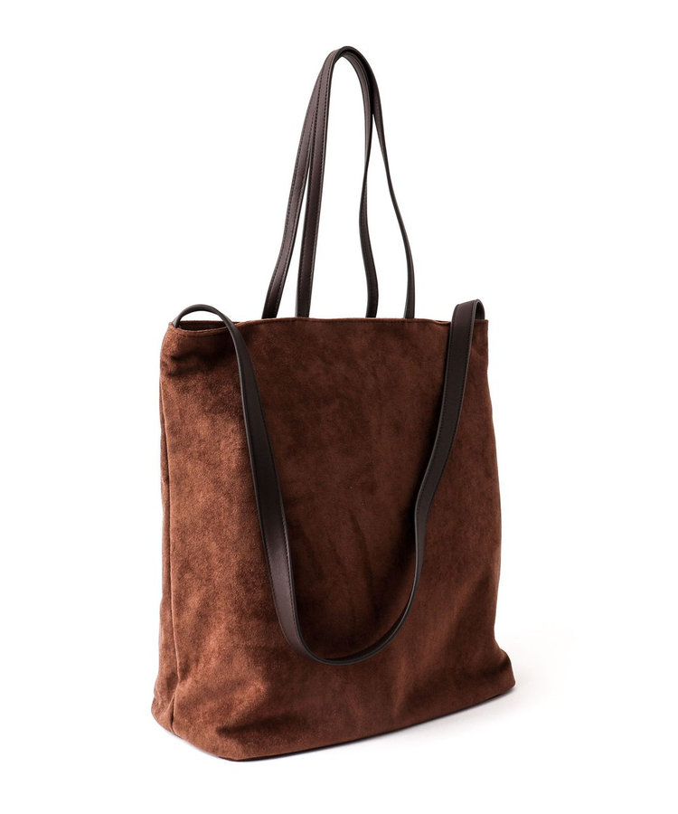 【Un coeur/アンクール】K906021 SUEDE DRAPE 2WAY TOTE