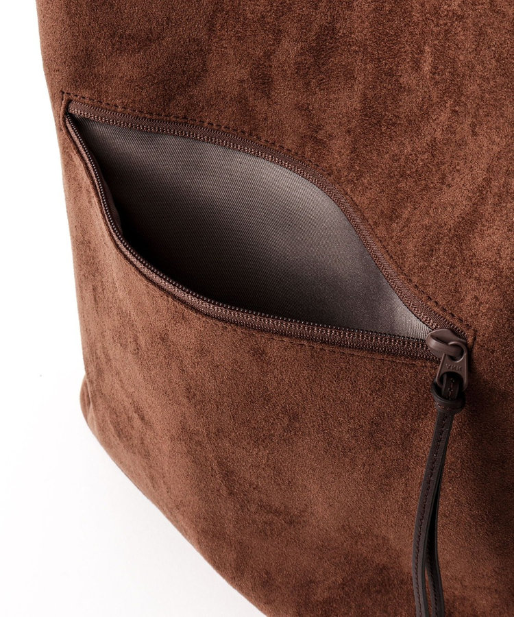 【Un coeur/アンクール】K906021 SUEDE DRAPE 2WAY TOTE