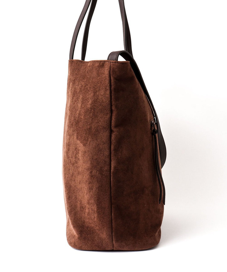【Un coeur/アンクール】K906021 SUEDE DRAPE 2WAY TOTE