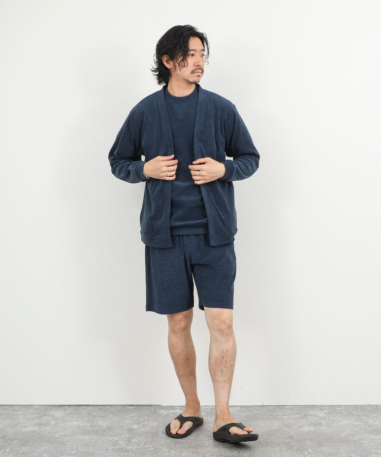 《セットアップ対応》ボタンレス パイルカーディガン 26SS