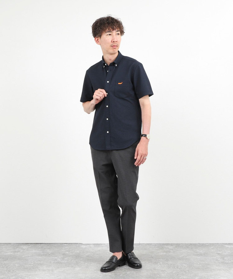 クジラBD S/S サッカー/オックス 半袖シャツ 26SS