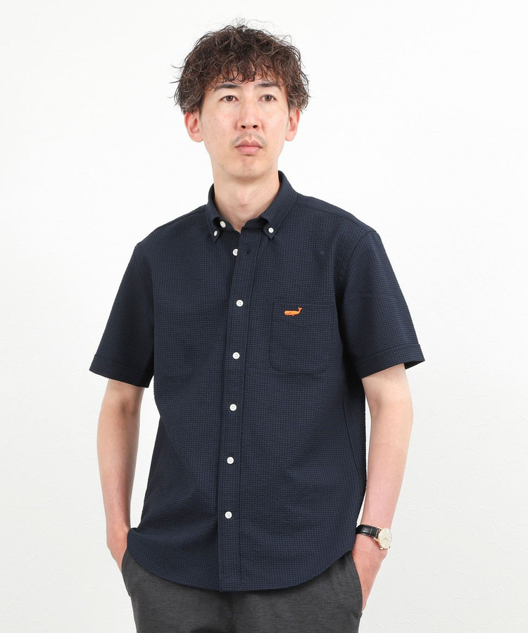 クジラBD S/S サッカー/オックス 半袖シャツ 26SS