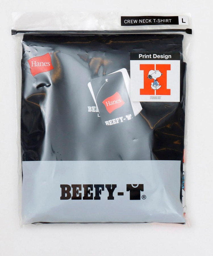 PEANUTS×BEEFY-T クルーネックTシャツ