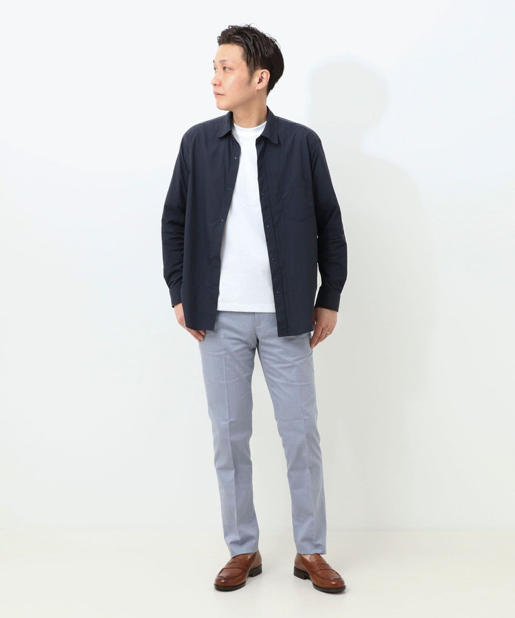 ナイロンリップ レギュラーカラーシャツ