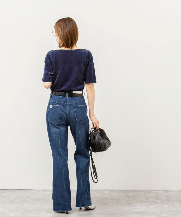 《接触冷感》ウォッシャブルシアーベロア2WAYプルオーバー