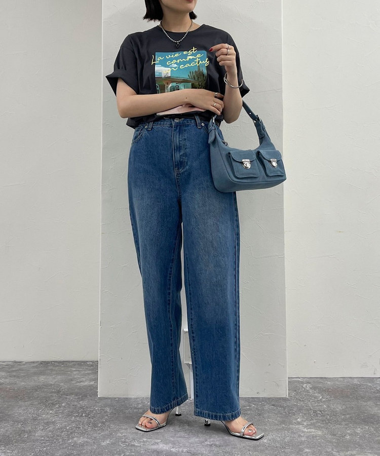 ストレートデニムパンツ（4-0330-9-29-001）｜fredy emue(フレディ