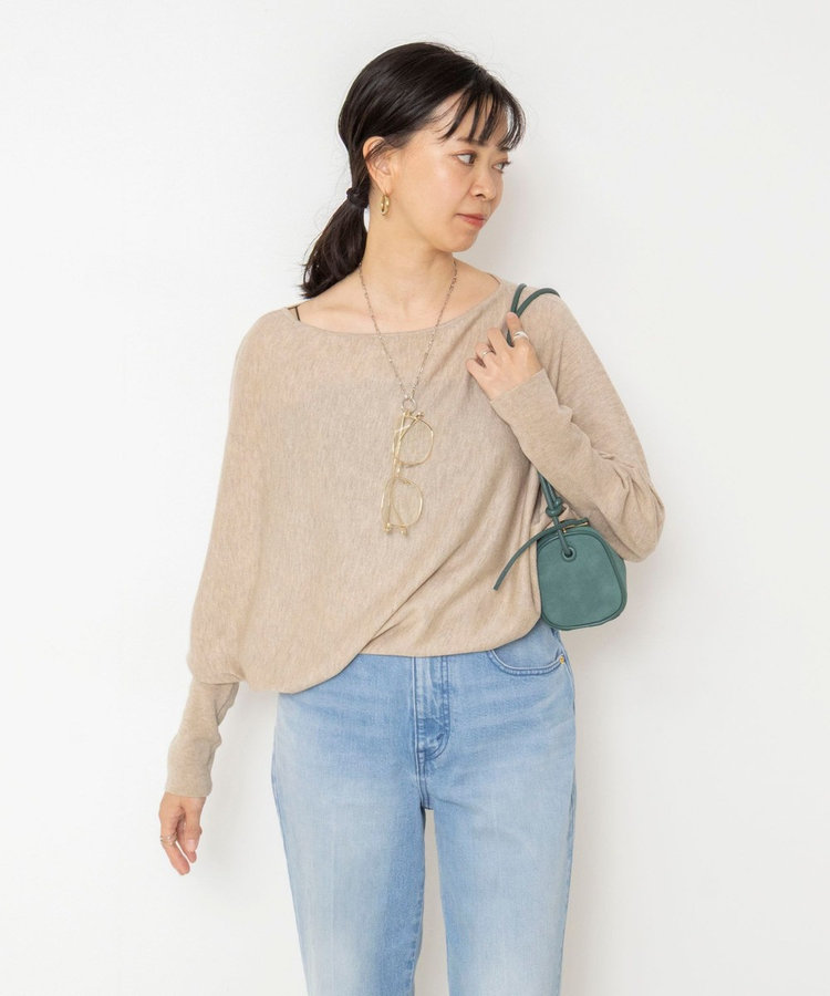 【BECシリーズ】【一部WEB限定カラーアイテム】ドレープドルマンプルオーバー