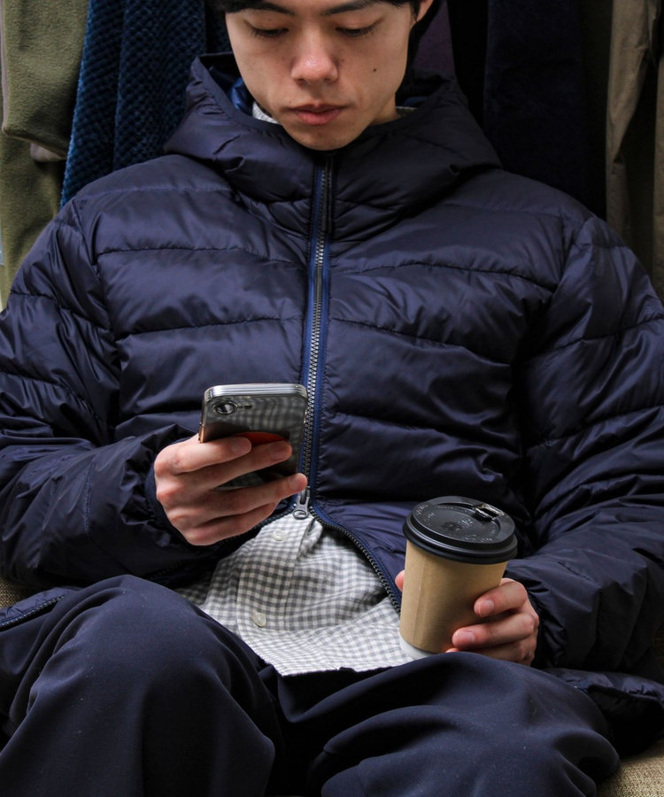 【昨年ヒットの別注ダウンが新色追加で再登場！】GLOSTER別注 TAIONパッカブルフーディダウン