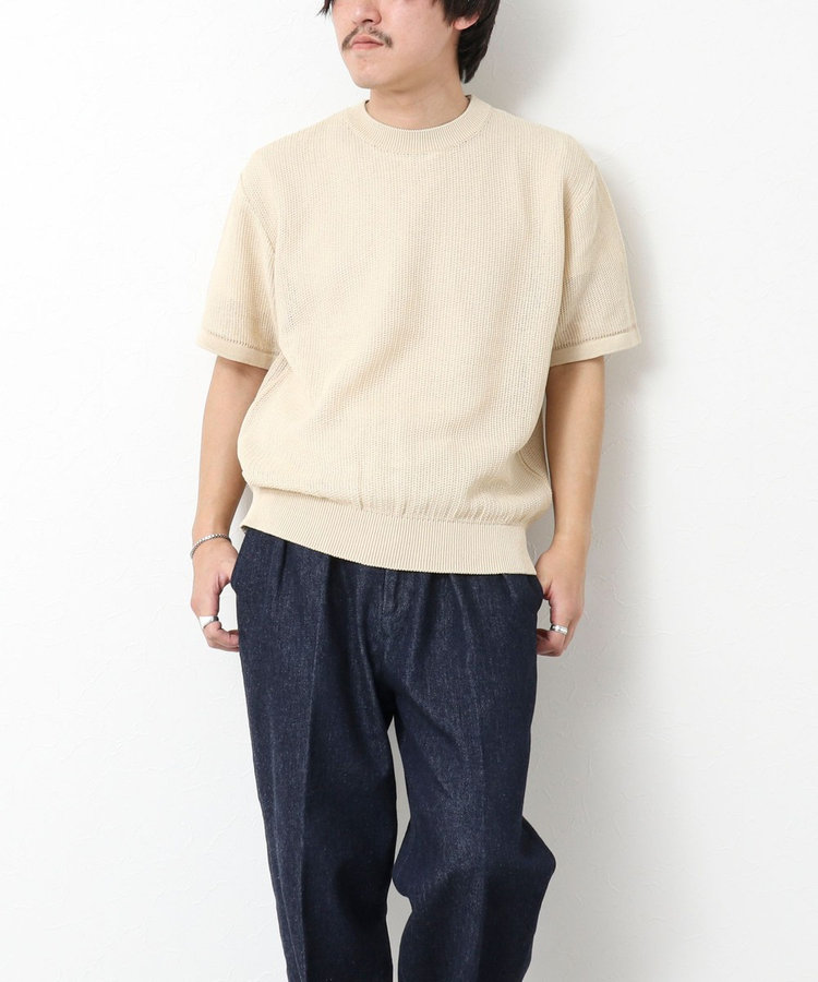 BATONER/バトナー】OX SUMMER KNIT CREW NECK S/S 25SS（5-0607
